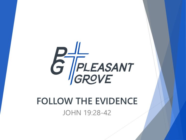 FOLLOW THE EVIDENCE