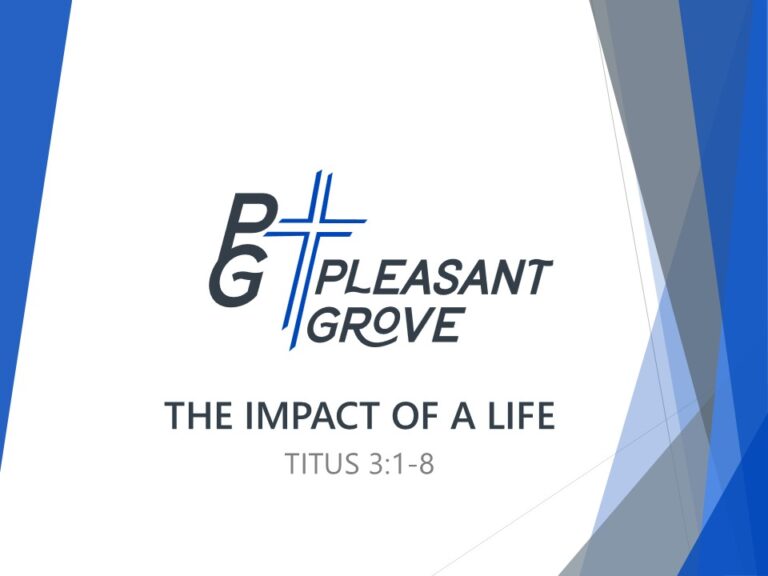 THE IMPACT OF A LIFE